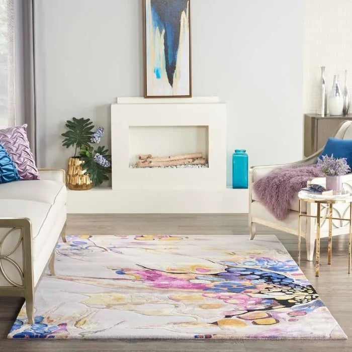 Prismatic PRS20 Grey Lilac Multi Rug - Baconco