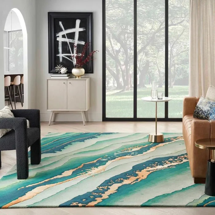 Prismatic PRS30 Emerald Rug - Baconco