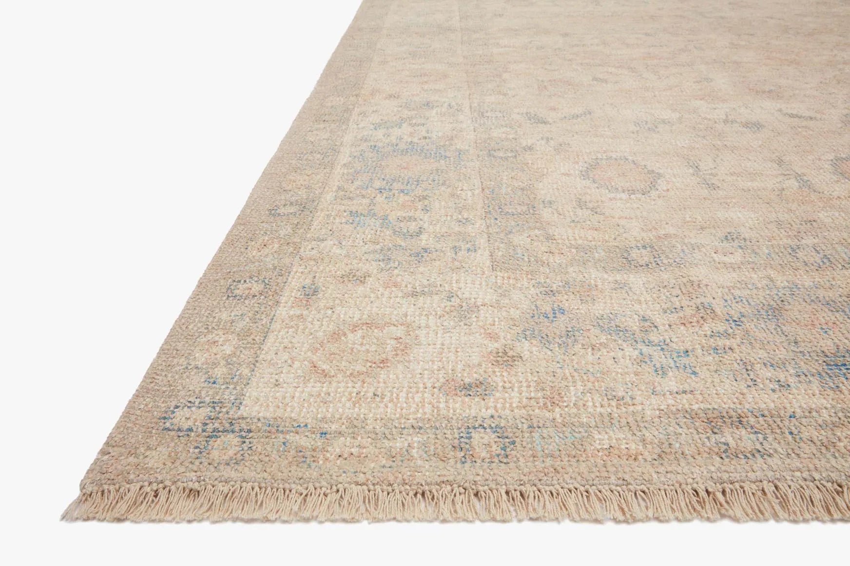 Priya Pry-05 Natural/Blue Rug - Baconco