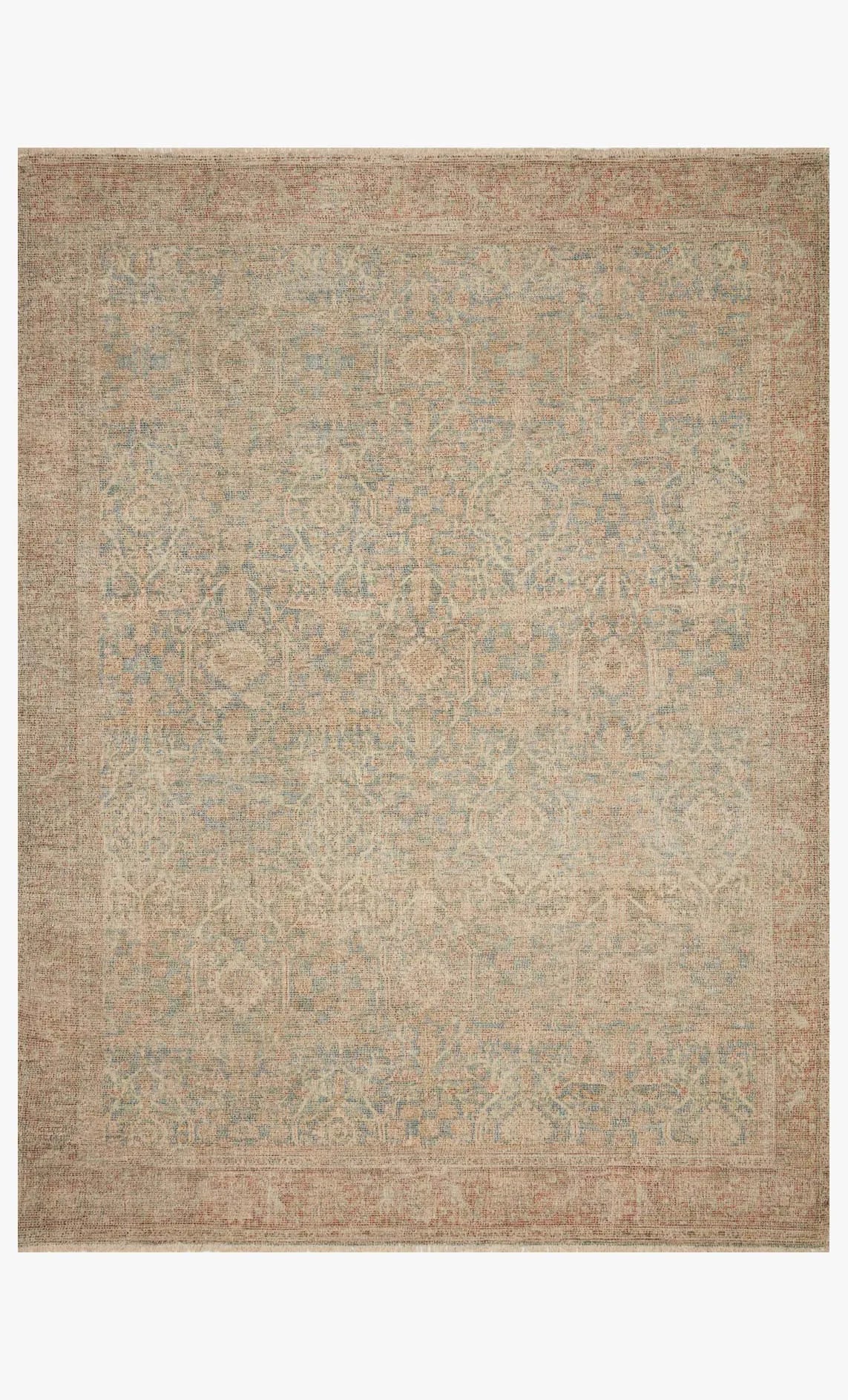 Priya Pry-06 Denim/Rust Rug - Baconco