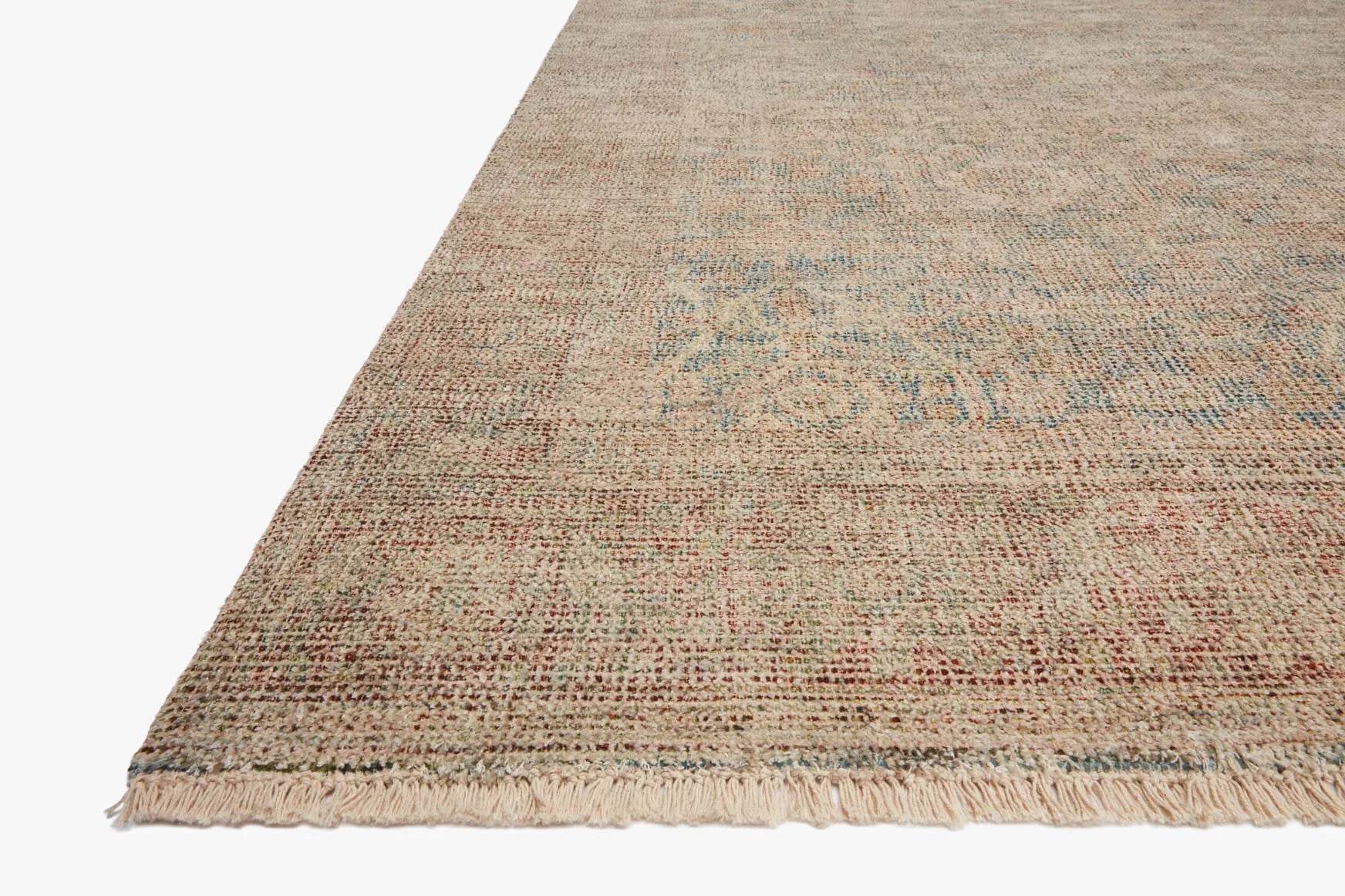 Priya Pry-06 Denim/Rust Rug - Baconco