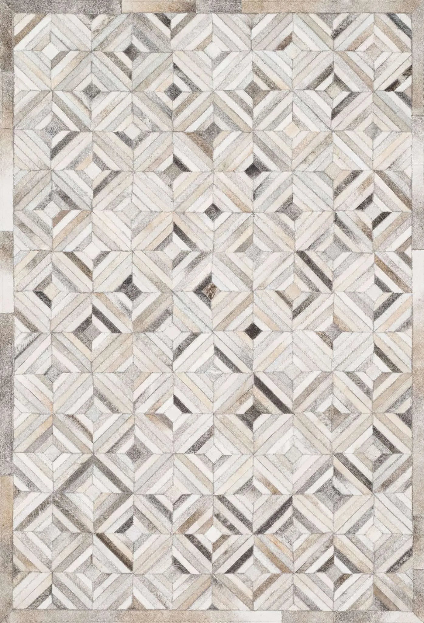 Promenade PO 01 Ivory / Grey Rug - Baconco