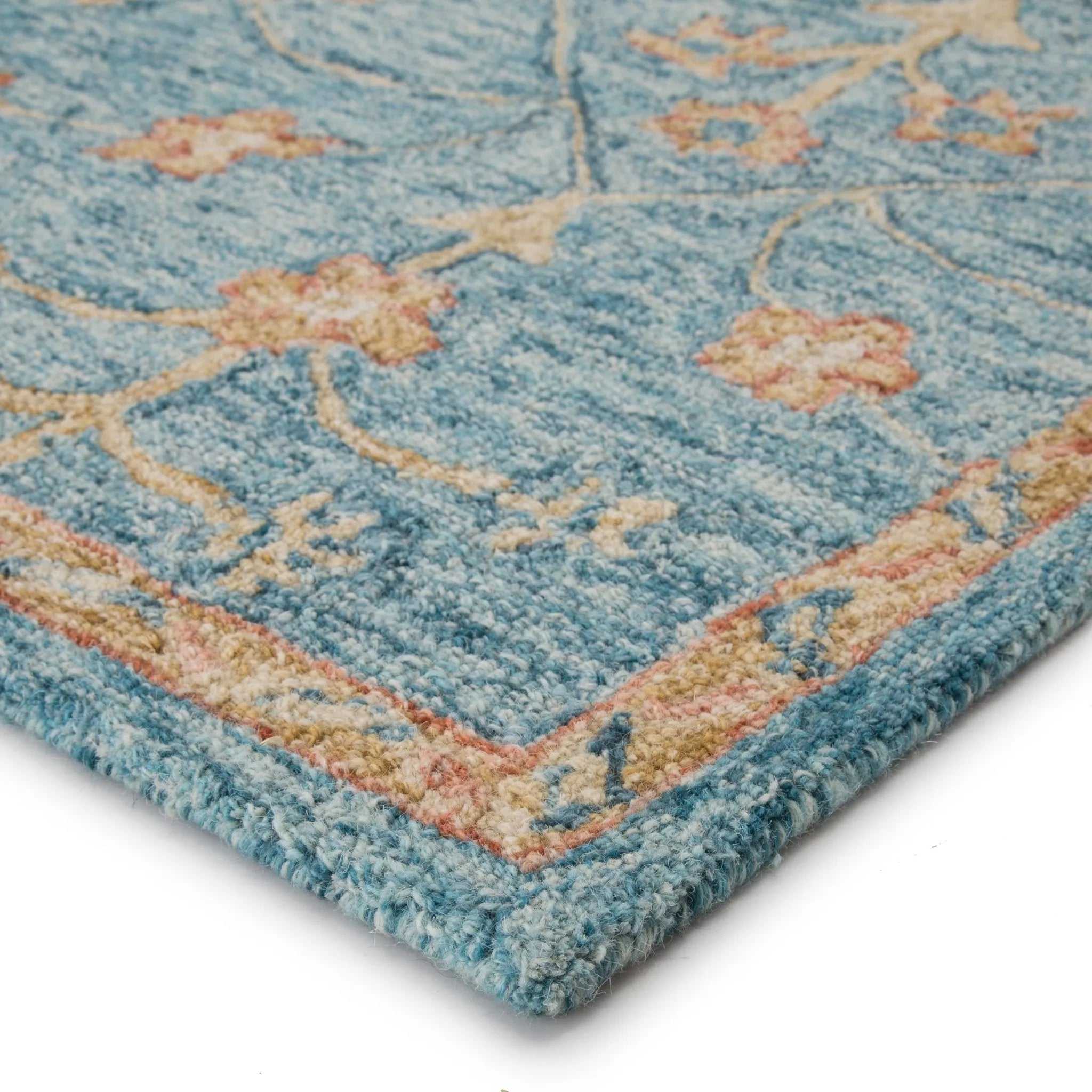 Province Pro02 Juniper Teal/Orange Rug - Baconco