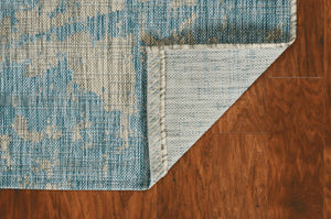 Provo 5759 Strokes Teal Rug - Baconco