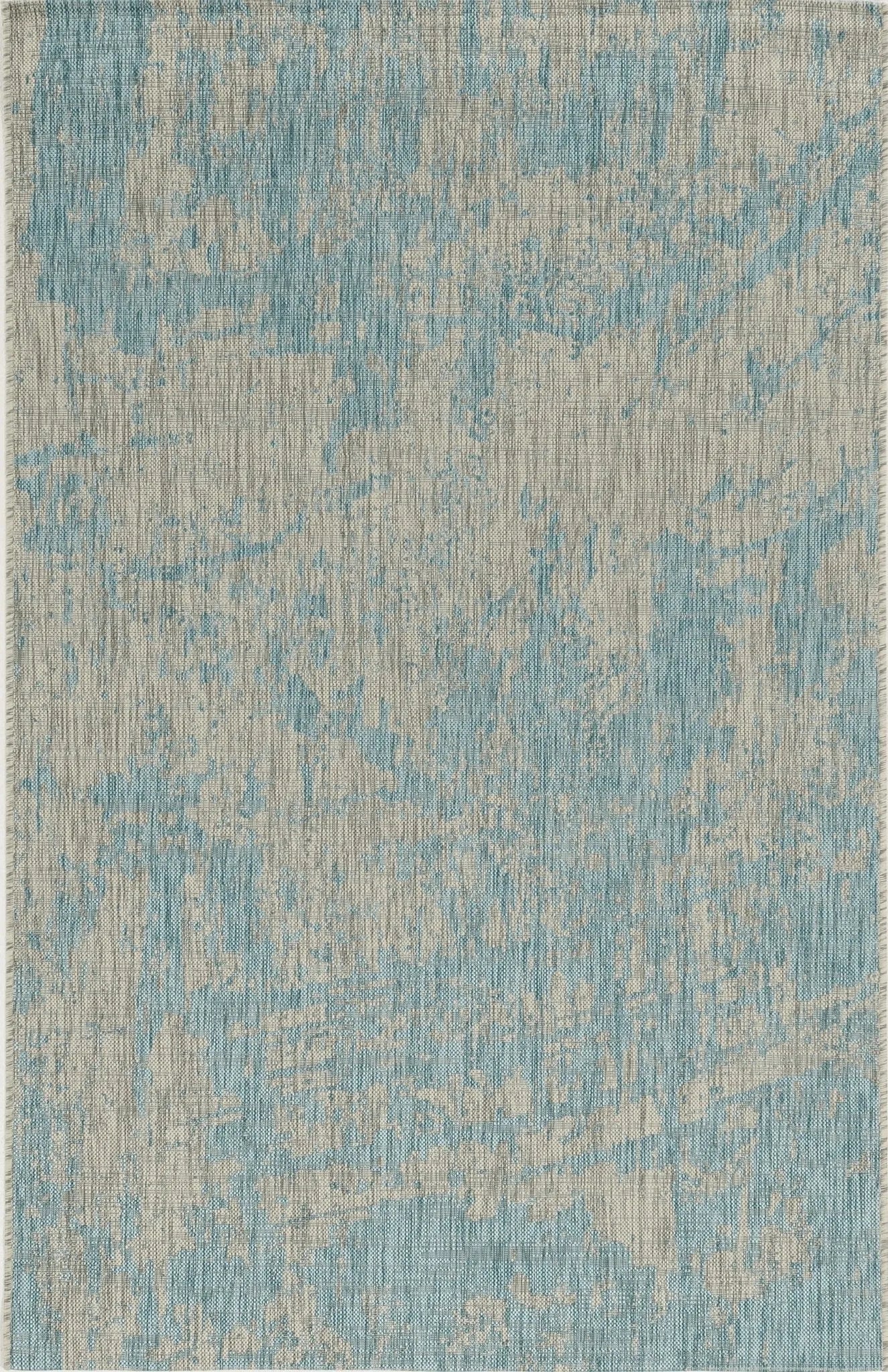 Provo 5759 Strokes Teal Rug - Baconco