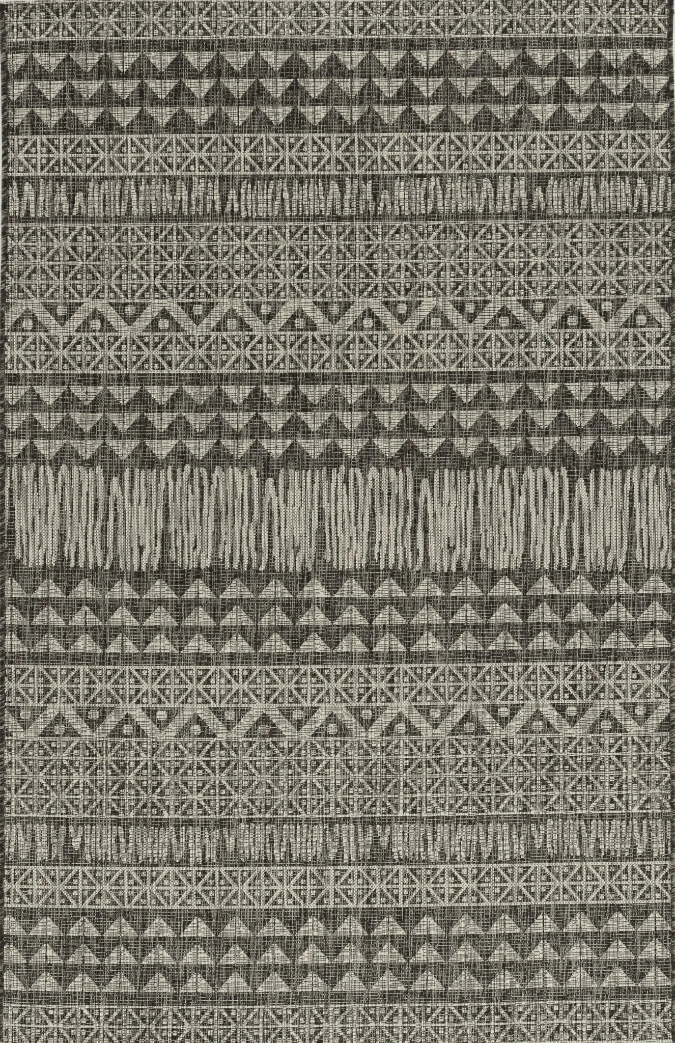 Provo 5761 Tribe Charcoal Rug - Baconco