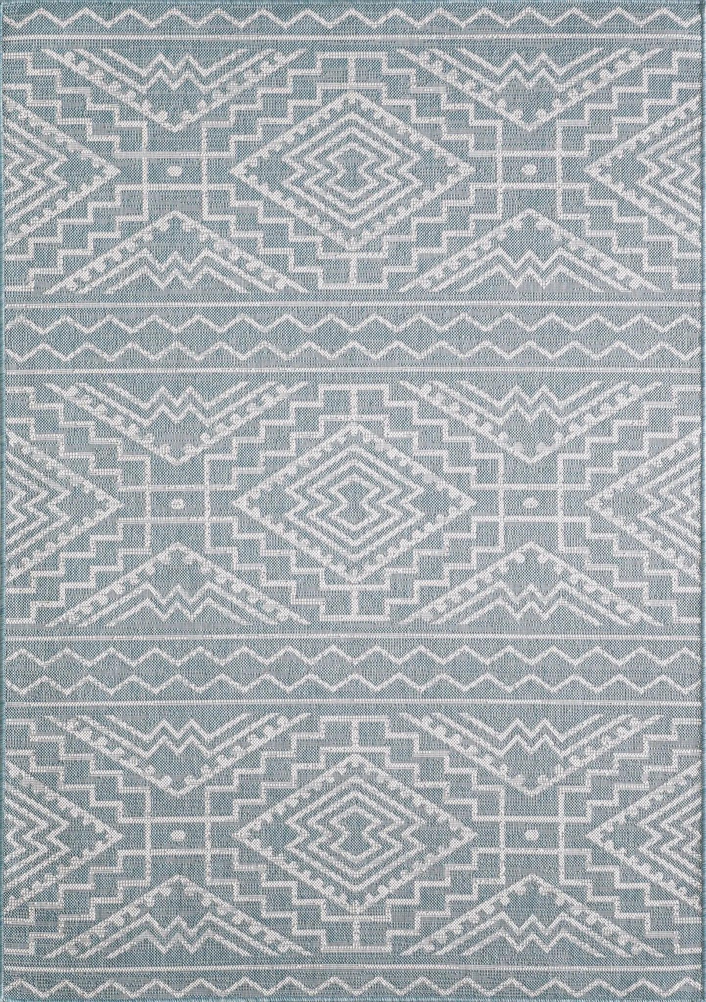 Provo 5779 Quinn Aqua Rugs - Baconco