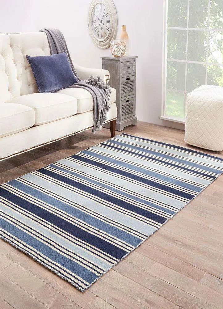 Pura Vida PV31 White/Blue Rug