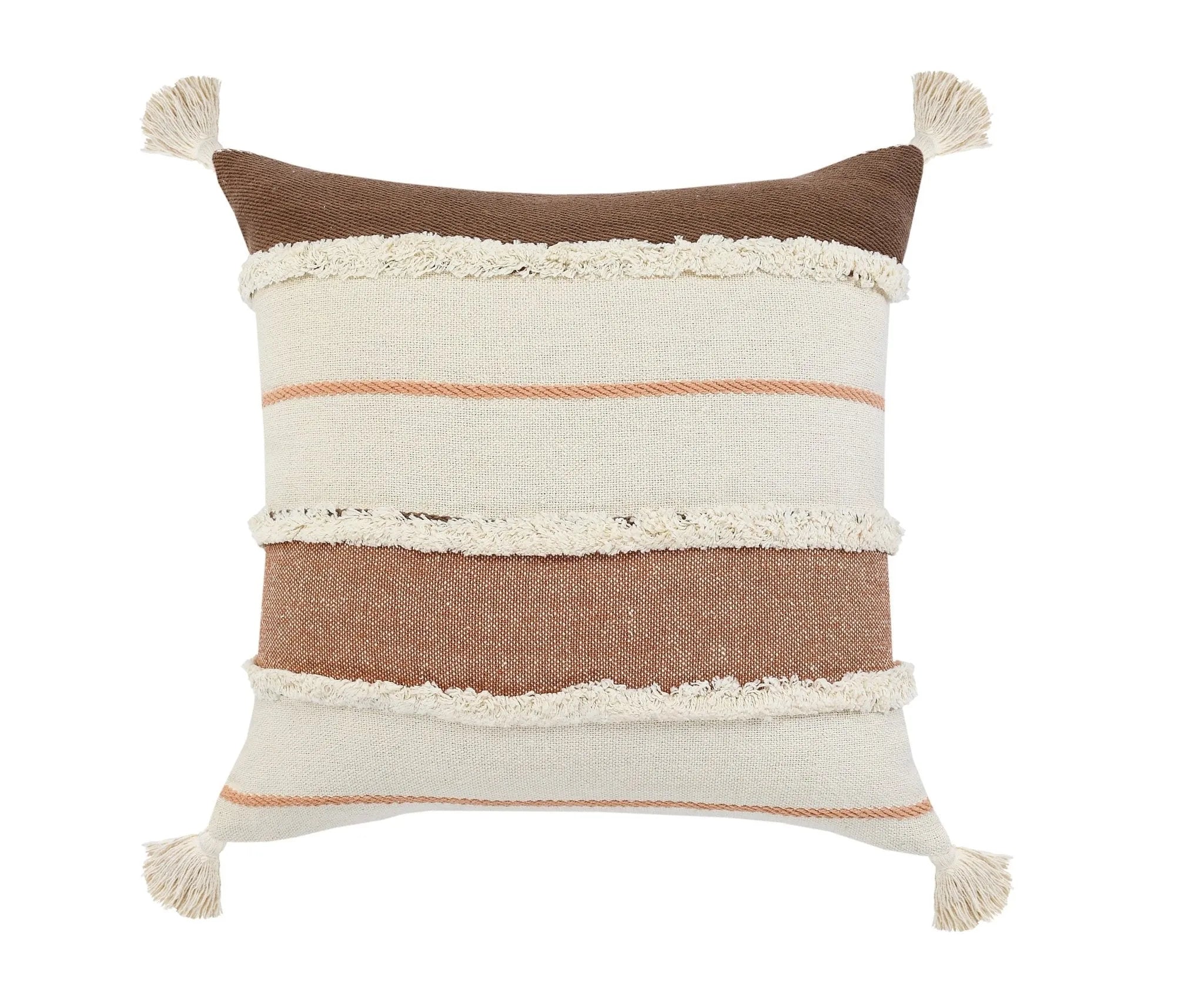 Quarry Lr07695 Brown/Tan Pillow - Baconco