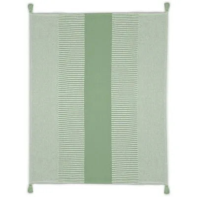 Radial 80279PGW Pastel Green/White Throw White - Baconco