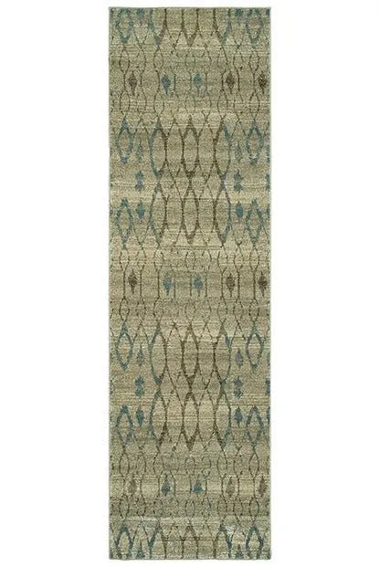 Raleigh 1807H Ivory Blue Rug - Baconco