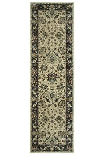 Raleigh 8026E Ivory Navy Rug