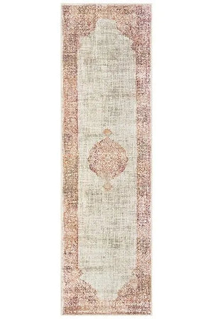 Raleigh 99W Ivory Pink Rug - Baconco