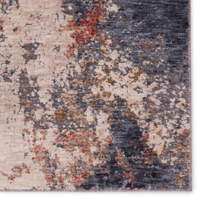 Raveen RVE01 Blue/Cream Rug - Baconco