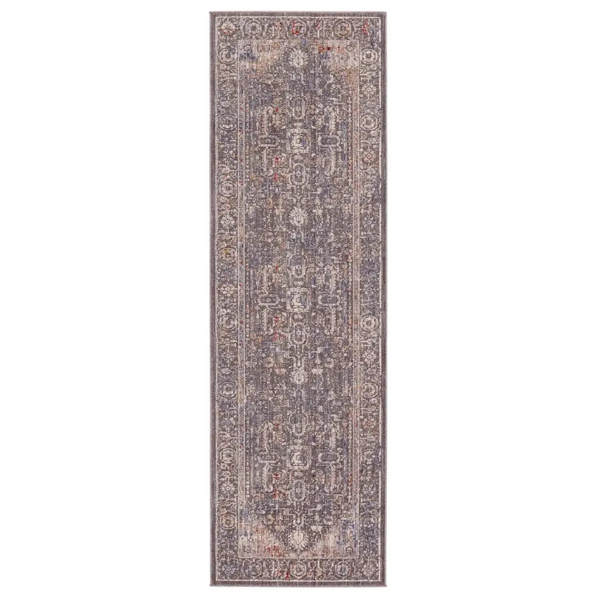 Raveen RVE02 Grey/Cream Rug - Baconco