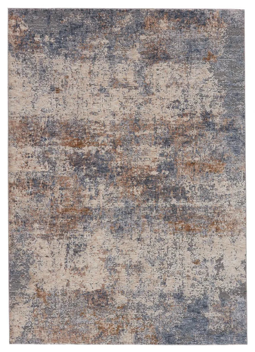 Raveen RVE06 Blue/Cream Rug - Baconco