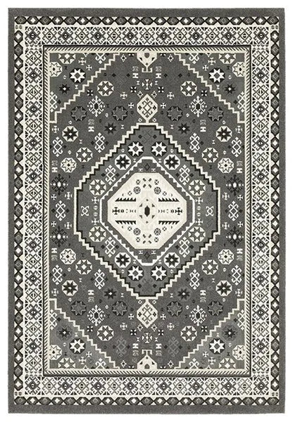 Raylan RAY02 Grey/Ivory Rug - Baconco