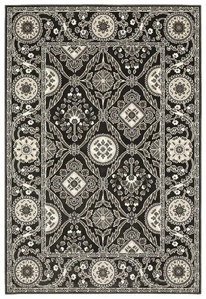 Raylan RAY05 Charcoal Rug - Baconco