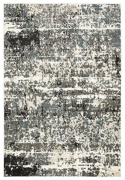 Raylan RAY10 Grey/Ivory Rug - Baconco