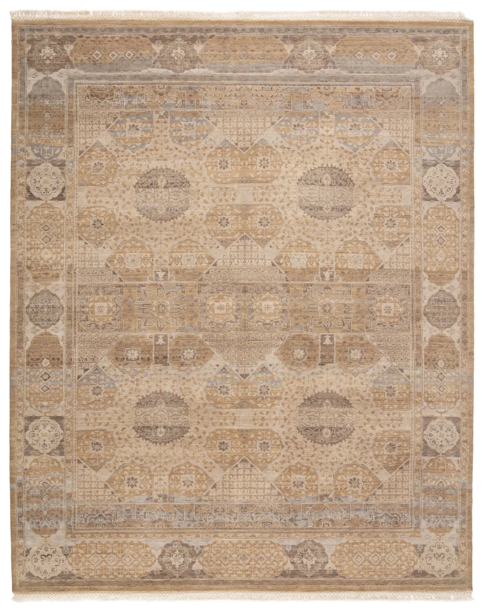 Reconnext By Jenny Jones Rjj02 Levant Beige/Light Gray Rug - Baconco