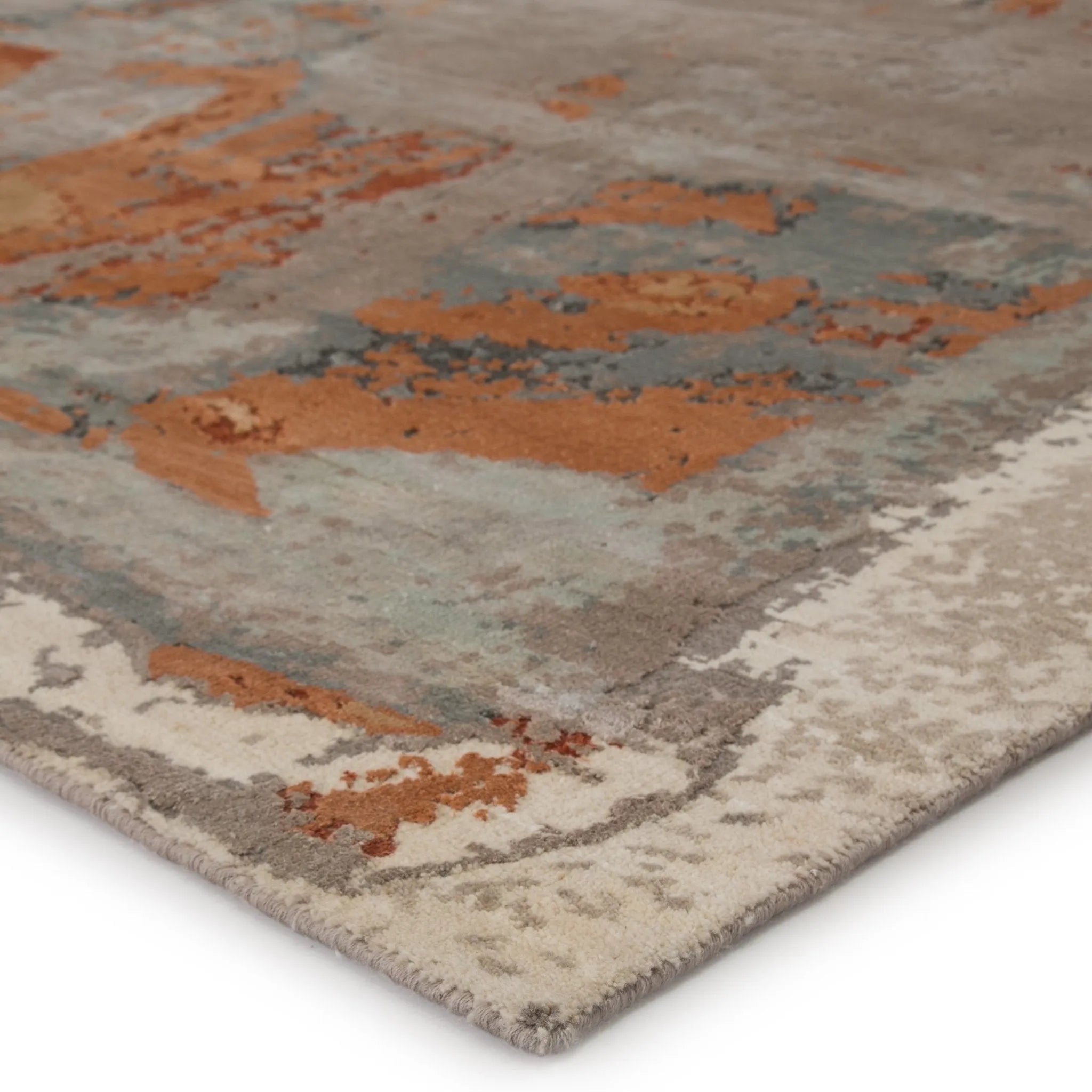 Reconnext By Jenny Jones Rjj05 Bryon Bay Orange/Taupe Rug - Baconco