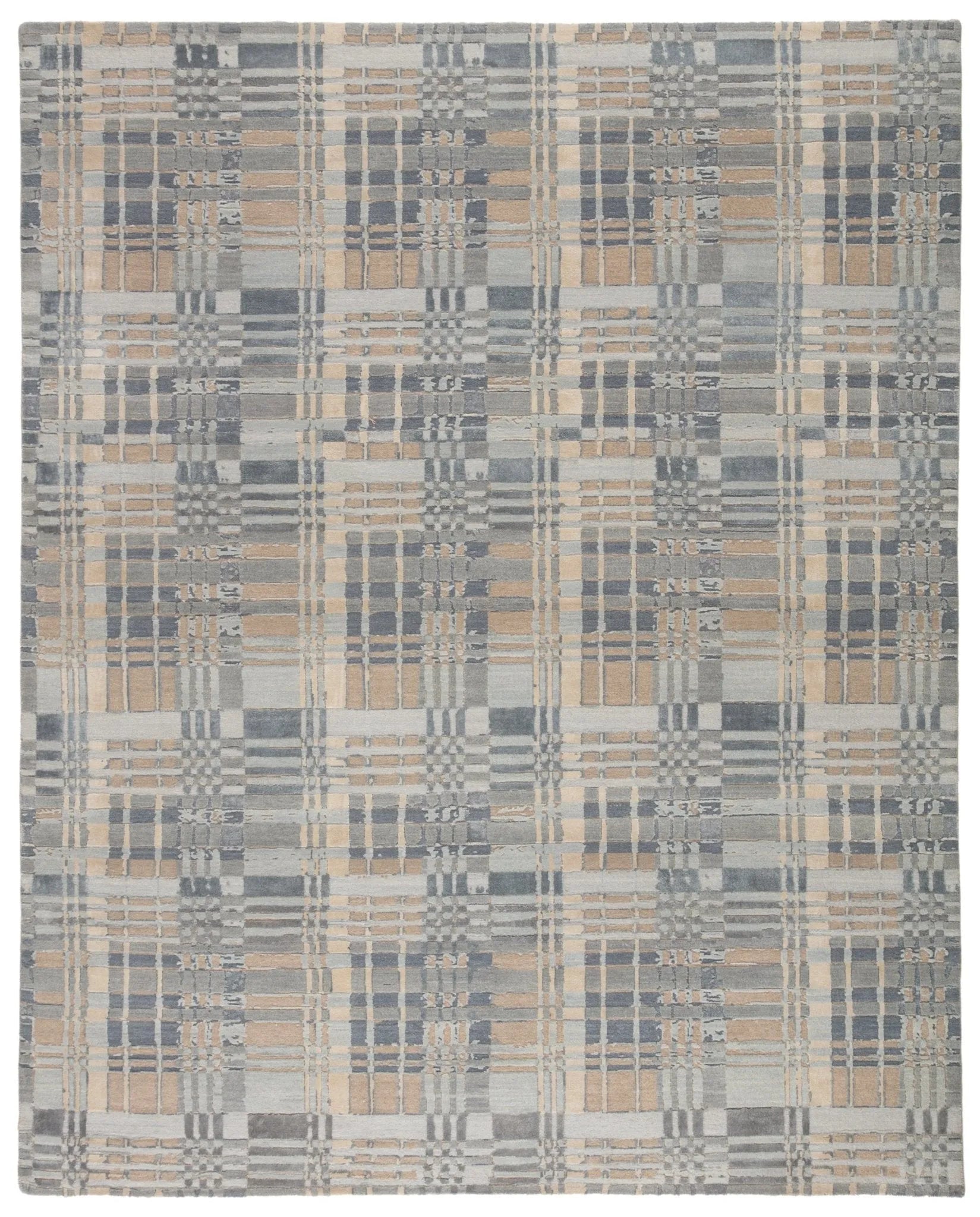 Reconnext By Jenny Jones Rjj07 Outlander Light Blue/Beige Rug - Baconco