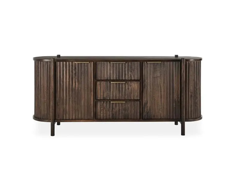 Redford 2Dr 3Dwr Buffet Brown - Baconco