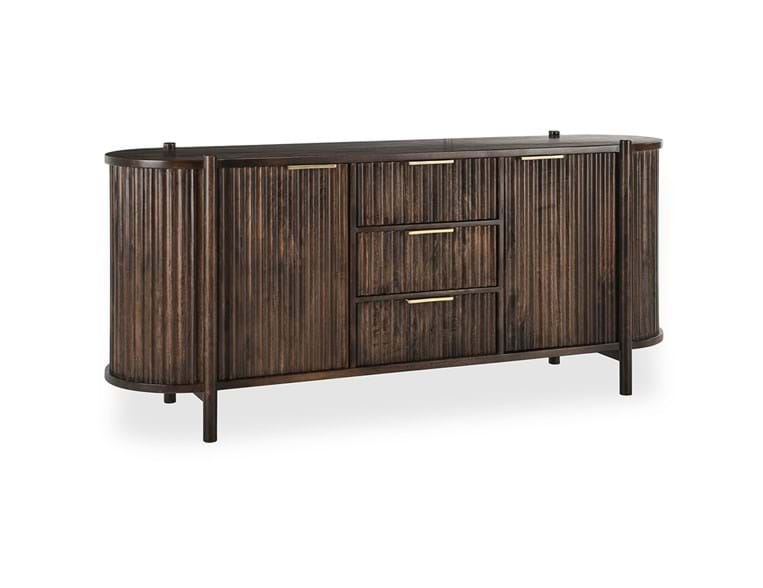 Redford 2Dr 3Dwr Buffet Brown - Baconco