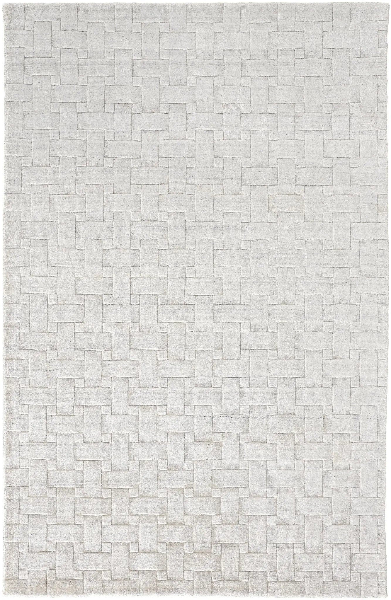 Redford RED8669F White/Silver Rug - Baconco