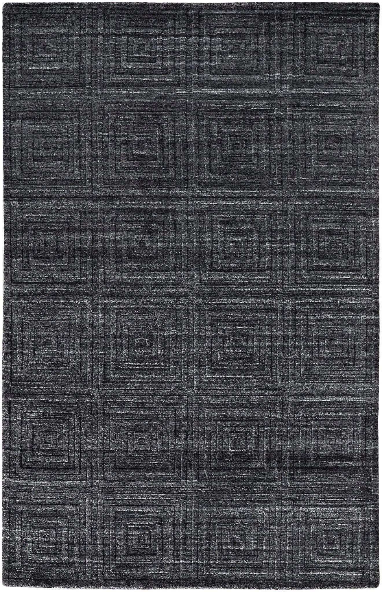 Redford RED8670F Grey/Black Rug - Baconco