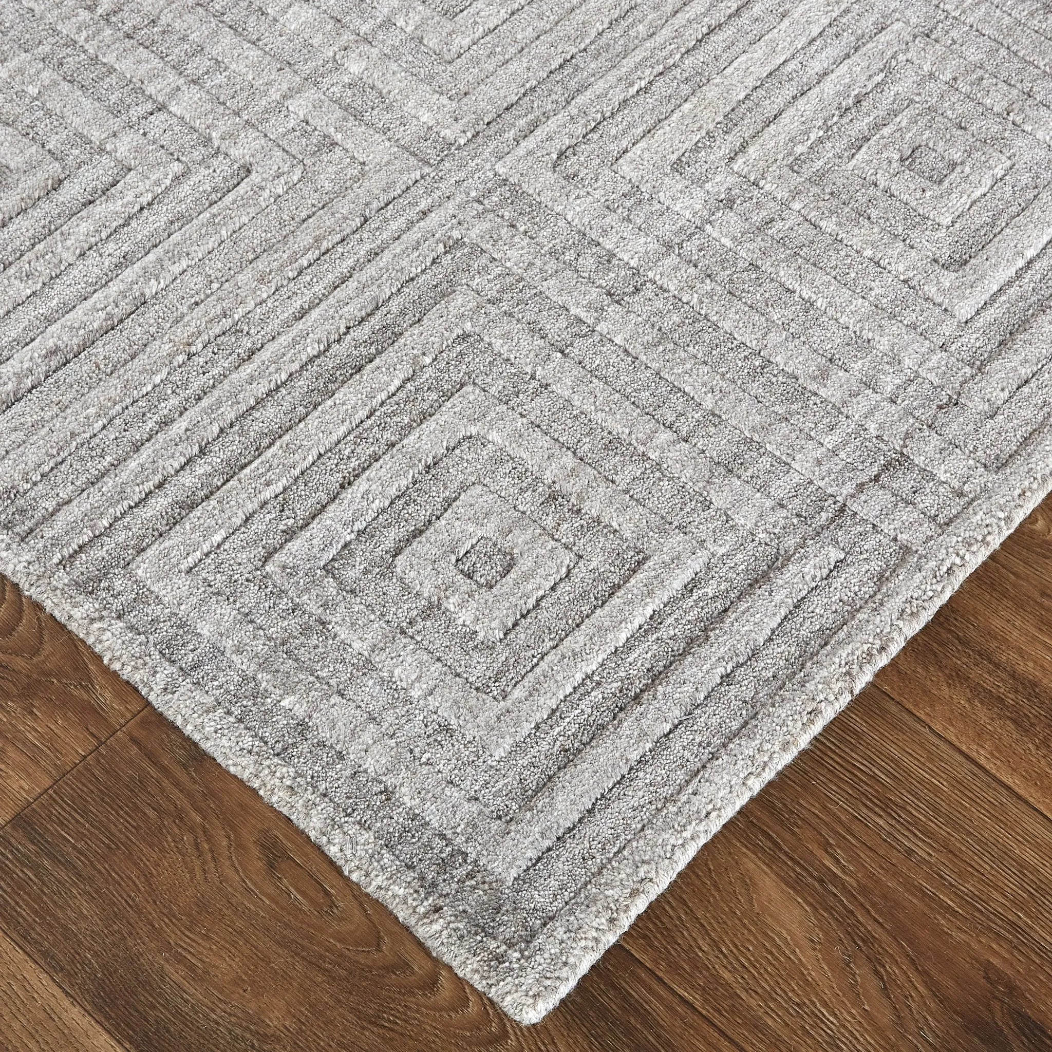 Redford RED8670F Grey/Silver Rug - Baconco