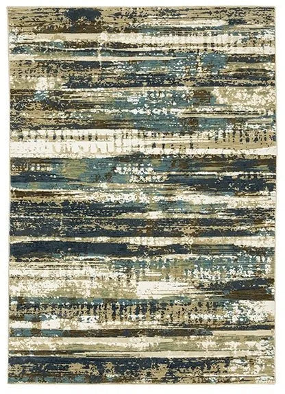 Reed RE02A Abstract Beige Rug - Baconco