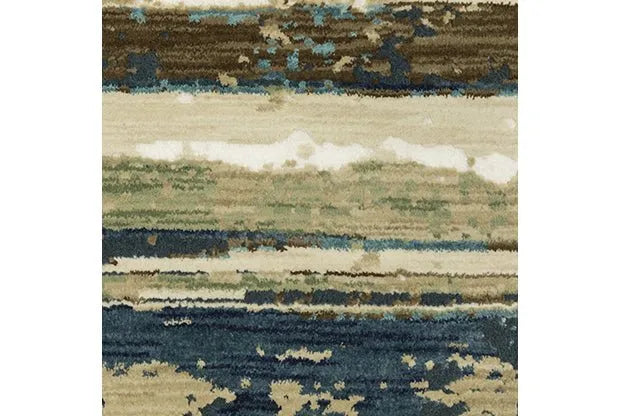 Reed RE02A Abstract Beige Rug - Baconco