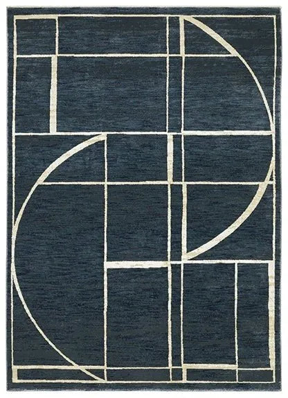 Reed RE04B Blue/Ivory Rug - Baconco