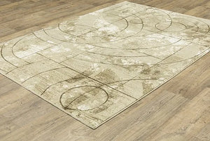 Reed RE10A Beige/Brown Rug - Baconco