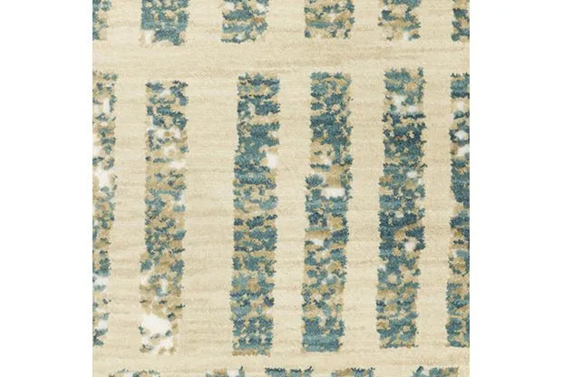 Reed RE12W Teal/Ivory Rug - Baconco