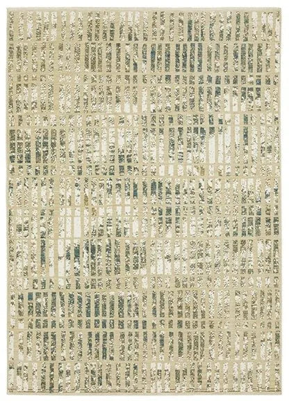 Reed RE12W Teal/Ivory Rug - Baconco