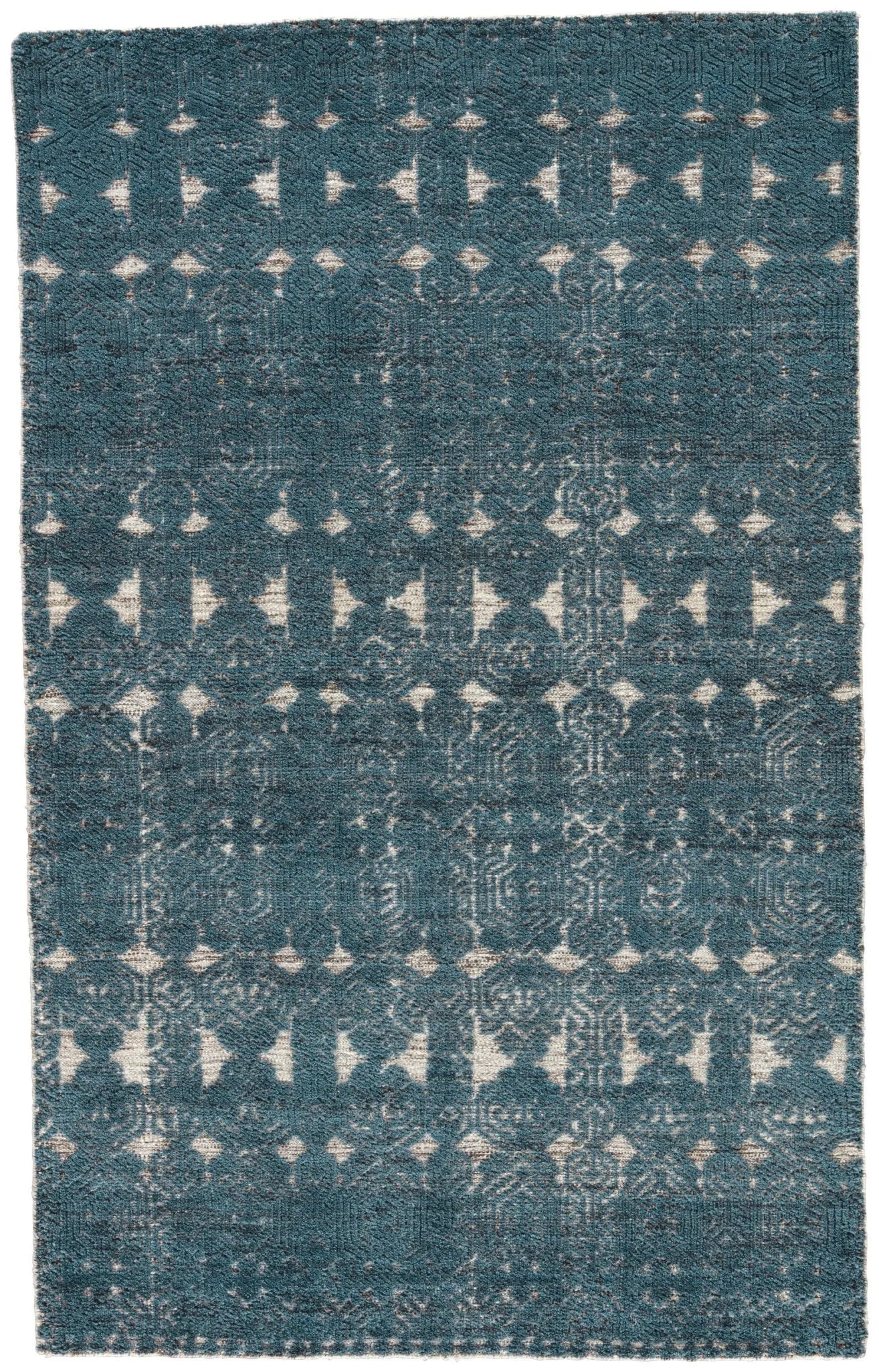 Reign REI02 Abelle Teal / White Rug - Baconco