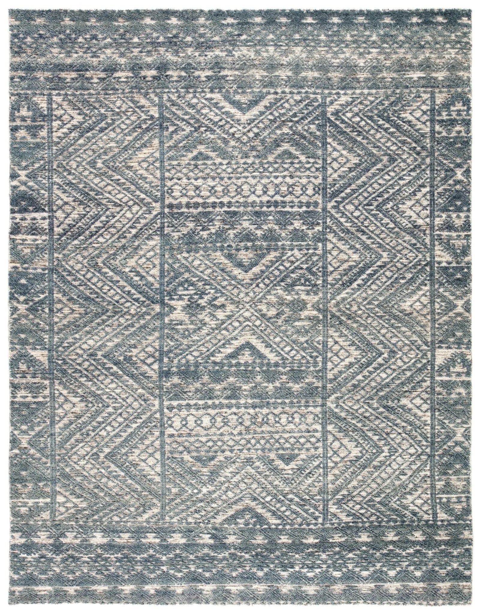 Reign REI08 Prentice Blue/Ivory Rug - Baconco