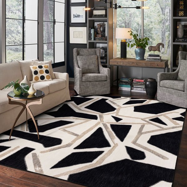 Rendition 92397 90166 Zagoria Soot Rug - Baconco