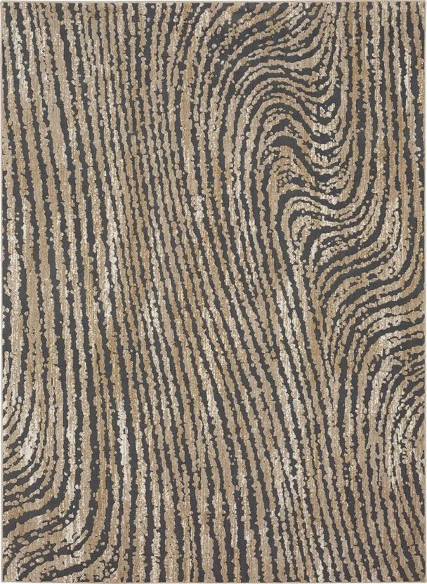 Rendition 92423 4545 Zeus Frost Grey Rug - Baconco