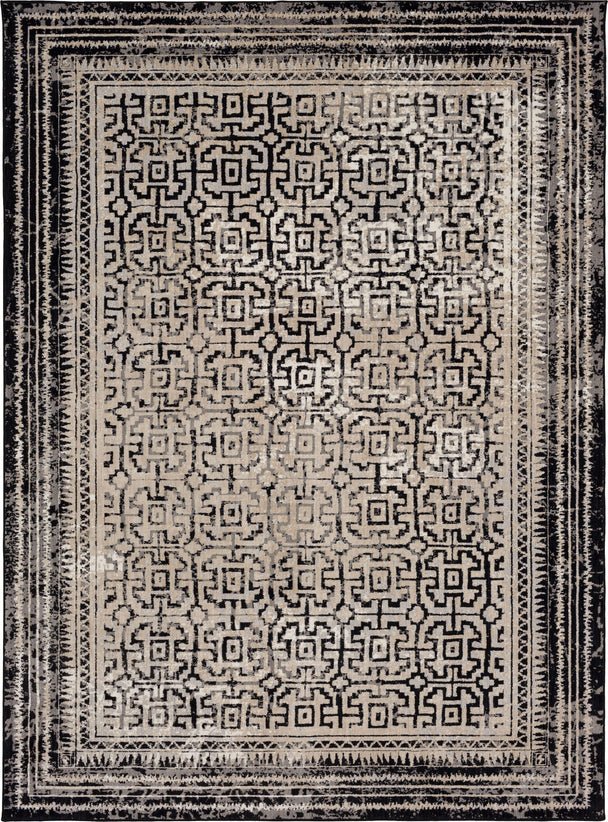 Rendition 92428 90116 Adras Soot Rug - Baconco