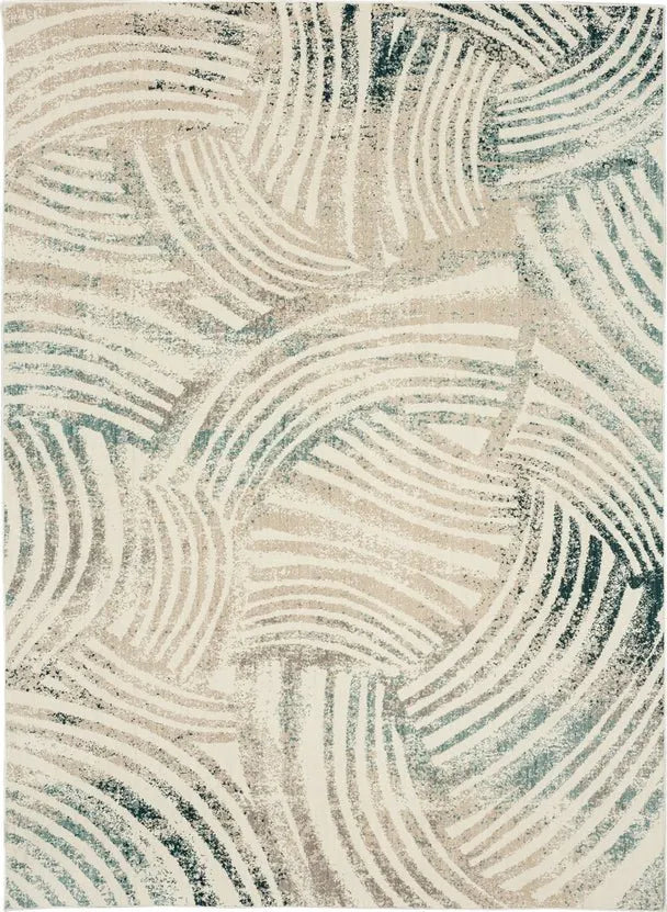 Rendition 92606 70044 Arcoa Marshmallow Haze Rug - Baconco