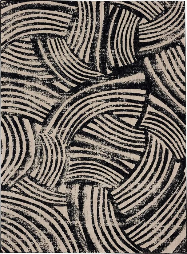 Rendition 92606 90166 Arcoa Obsidian Rug - Baconco