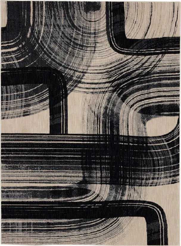 Rendition 92607 90166 Orion Obsidian Rug - Baconco