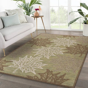 Retreat 81605GRN Green Rug - Baconco