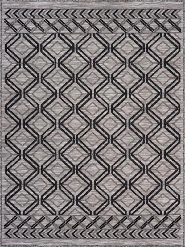 Retreat Lr81600 Black/Cream/Tan Rug - Baconco