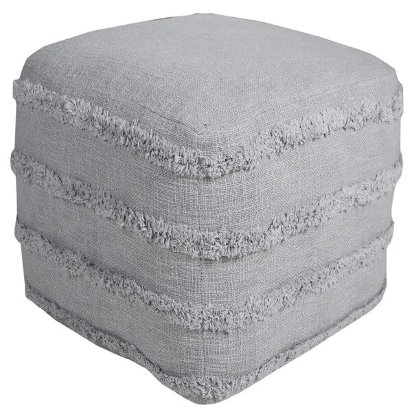 Revelation 34049GRY Grey Pouf - Baconco