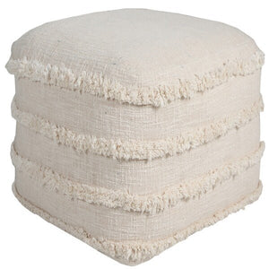 Revelation 34051BEI Beige Pouf - Baconco