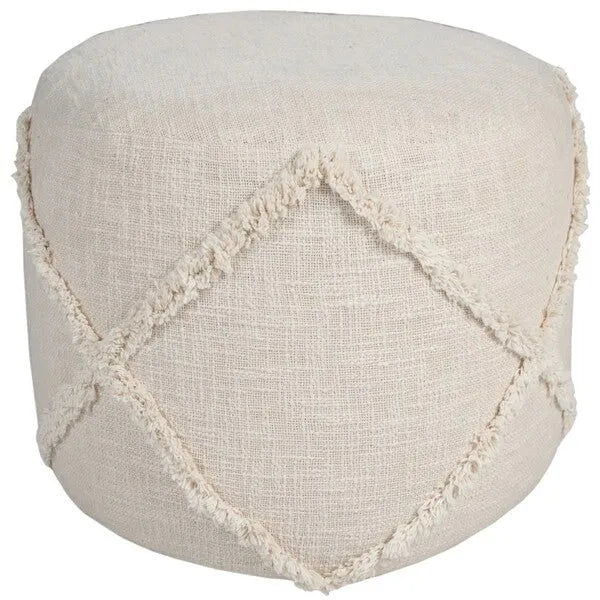 Revelation 34054BEI Beige Pouf - Baconco